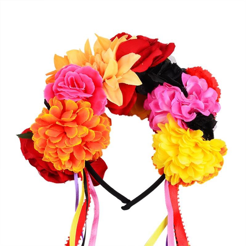 Day of the Dead Floral Headband (2)