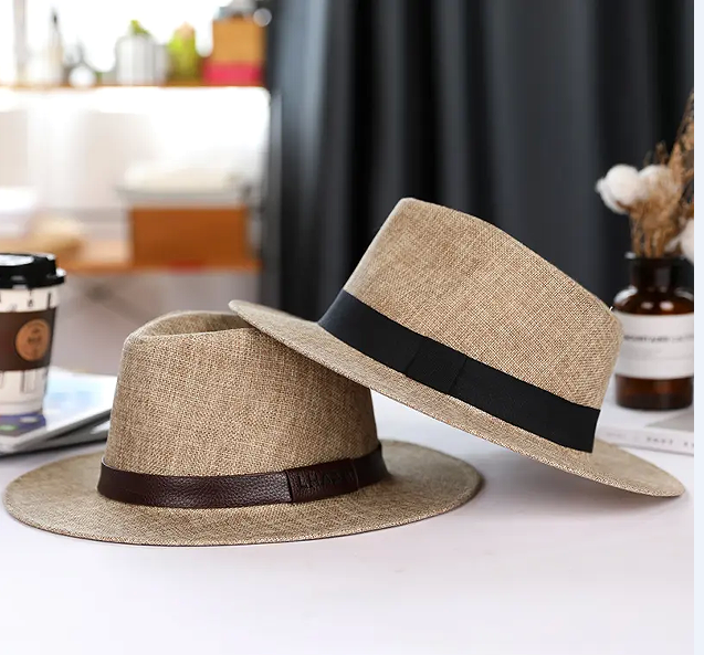 Men's Folding Panama Straw Beach Hat Men's Folding Panama Straw Beach Hat